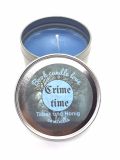 B�cherkerze in der Dose Crimetime Tabak und Honig
