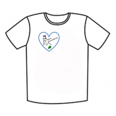 Ravensburger T-Shirt mit blauem Herz
